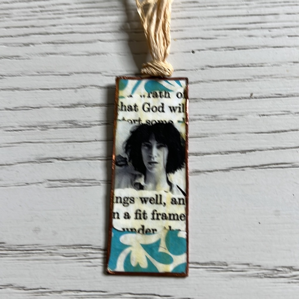 Patti Smith Brass Bookmark